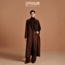 三只小山羊【秀场同款L25】漫步者100纯羊绒 25秋冬女士大衣 驼色加长版M-125 L