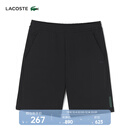 LACOSTE法国鳄鱼男装时尚休闲百搭黑色亲肤运动短裤男|GH1786 031/黑色 M 4
