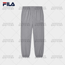 斐乐（FILA）男士2024秋季时尚多色宽松收口运动长裤卫裤 云多拉灰-DY 宽松款 165_76A_S