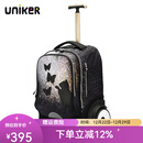 uniker初高中小学生可爬楼大轮子潮流拉杆书包旅行包女箱包男行李包送礼 猫扑（T5:更大容量,不能背）