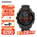 佳明（GARMIN）Fenix8旗舰黑-47mm飞耐时8户外运动手表ECG心电心率跑步骑行滑雪