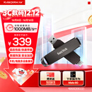 闪迪（SanDisk）256GB USB3.2 Type-C 双接口 DDE1高速固态U盘 读1000MB/s 写900MB/s 兼容手机电脑大容量金属优盘