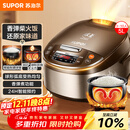 苏泊尔（SUPOR）电饭煲4-5人大容量5升球釜内胆柴火饭电饭锅家用煲汤煮粥锅多功能智能预约微压电饭锅SF50FC733