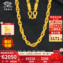 中国珠宝黄金项链男龙头泰国宽大霸气足金项链子生日礼物送男友圣诞节礼物 龙头项链-金重约50g【定制款 不退不换】