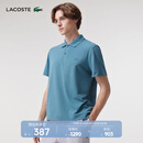 LACOSTE法国鳄鱼男装商务通勤日常简约休闲舒适短袖Polo衫|PH6232 IY4/静谧蓝 L 5