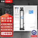 天纯1T/H大型反渗透净水器厨房中央水处理设备商用纯水机单位餐饮食堂后厨大流量净水机TC-ROD10T-500L