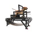 TOYMOMMY狗跑步机比特犬杜高马犬等狗狗训练耐力用品家用遛狗跑步机玩具 PE高配款（碟刹/轮子/码表） 大款190*56*145cm