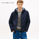 Tommy Hilfiger【防泼水】秋冬男装重磅肌理感商务休闲连帽棉服夹克外套