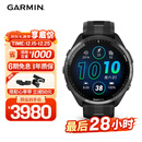 佳明（GARMIN）Forerunner965铁三跑步游泳滑雪户外运动智能手表男女表极夜黑