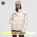 lululemon丨Wunder Puff 女士羽绒外套 LW4BWRS 浅象牙白 M /8