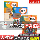 【新华书店】正版2026适用小学六年级下册全套书语文数学英语人教版教材 6六年级下册语数英全套课本科书六下语数英全套人教版 【3本】六年级下册语数英人教版
