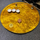 溥畔金丝楠木实木茶盘家用茶托整套客厅茶具整块原木功夫茶海7182