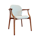 中匠福实木餐椅现代简约家用靠背椅北美白蜡木书桌椅适老化餐桌椅子