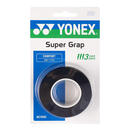 尤尼克斯（YONEX）羽毛球手胶运动吸汗带握把胶AC-102C-007黑色三条装