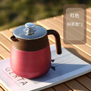 新款2026焖茶壶小型老自茶水分离闷泡保温壶高档暖水壶礼品泡茶壶 【冰花红】700ml-茶水分离 升级覆钛内胆/焖茶更香醇