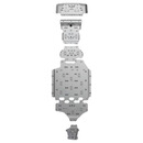 第壹社（FIT CLUB）方程豹5底盘护板发动机下护板水箱电机8MM铝镁合金防爆装甲改装件 豹5长续航版-5mm六件套 铝镁合金