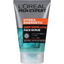 欧莱雅（LOREAL）男士磨砂洗面奶控油祛痘黑头收毛孔提亮肤色清洁去角质
