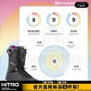 NITRO滑雪鞋TEAM单板滑雪鞋2526男款全能全地域保暖滑雪滑行单板滑雪靴 TEAM TLS 黑色-扎染内胆 42.5 (内长280mm)