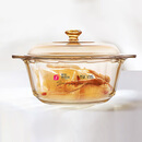 康宁x国民家居 visions晶钻3.5L玻璃锅炖锅耐高温明火家用煮锅汤锅