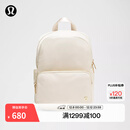 lululemon丨Everywhere Small 小款背包 *金属件 双肩包 LU9CZPS 浅象牙白/橡木棕/金 O/S