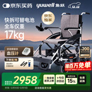 鱼跃(yuwell)电动轮椅D210CL折叠老人全自动专用轻便智能轮椅代步锂电