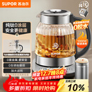 苏泊尔（SUPOR）1.5L 纯钛养生壶 煮茶壶烧水壶 恒温煮茶器 加大滤网 电热水壶保温花茶壶 0胶水 SW-15YQ62