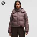lululemon丨Wunder Puff 女士短款羽绒外套 防风 拒水 LW4CADS 树枝褐 S /6