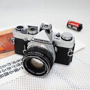 OLYMPUS 奥林巴斯 胶片机 OM1 Om-1 OM-1N 胶卷相机 胶片单反相机 99新【OM1+50/1.8】套机 带热靴