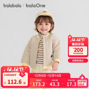 巴拉巴拉童装儿童外套婴儿棉服棒球领2025秋冬装保暖可爱柔软208425106202