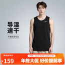 耐克NIKE男 运动背心 圆领无袖 柔软舒适 DV9322-010 黑L