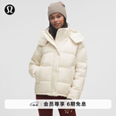lululemon丨Wunder Puff 女士羽绒外套 LW4BWRS 浅象牙白 M /8