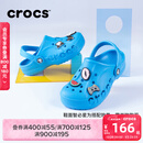 卡骆驰（CROCS）贝雅儿童洞洞鞋男女童户外包头沙滩鞋拖鞋/207013/207012 海蓝-456 28 (165mm)
