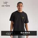 ARC'TERYX始祖鸟 KRAGG COTTON LOGO SS 透气 男子 棉质短袖T恤 24K BLACK/黑色 L