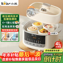 小熊（Bear）电炖锅 炖盅 隔水炖锅炖汤盅煲汤锅 燕窝炖盅婴儿煮粥 电炖盅4.1L家用3-4人微压电炖锅DDZ-J25G2