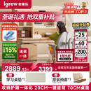 爱果乐（IGROW）咖啡猫2.0儿童学习桌书桌椅套装写字桌升降中小学生家用课桌1.2m