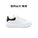 亚历山大麦昆（Alexander McQueen）女鞋经典黑尾礼物运动小白鞋 553770WIEF1-白色黑尾  36