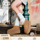 UGG冬季女士经典迷你纯色厚底纯色保暖休闲短筒雪地靴1135092 CHE | 栗色 38