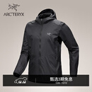ARC'TERYX始祖鸟 INCENDO AIRSHELL HOODY 轻量 男子 风壳夹克 BLACK/黑色 M