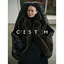 C'EST M丨土耳其进口托斯卡纳皮毛一体时髦贵气皮草马甲 土耳其进口Toscana古巴棕 M -L 现货