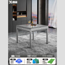 雀友云新品逸雀系列家用全自动麻将机餐桌两用多功能过山车麻将桌 【防卡牌低音款】星空灰-内扣盖板