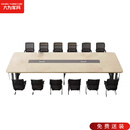 大为会议桌实验研讨桌4000*1200*750   8人位会议桌含椅子   E1