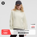 lululemon丨Scuba 女士宽松款侧开口连帽衫 LW3IU6S 骨白 M /L