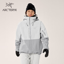 ARC'TERYX始祖鸟 INCENDIA JACKET GORE-TEX 防水 女子 滑雪滑雪夹克 隐秘灰/极地白 S