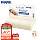 邓禄普（Dunlopillo）盖伊雅舒睡波浪枕 荷兰进口特拉雷Talalay天然乳胶枕物理发泡工艺