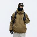 RESTICK战隼2.0 200G金标P棉外套保暖防潮冬季PrimaLoft连帽防寒服棉服 卡其 200G金标P棉 岚甲MistArmor M