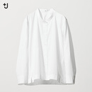 优衣库女装夹克式衬衫/长袖衬衣487181 00 白色 M