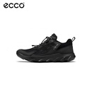 爱步（ECCO）男鞋运动休闲鞋 舒适透气 减震耐磨 皮革鞋面820264 黑色 42