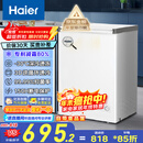 海尔（Haier）100L单温低霜小冰柜家用商用 冷藏柜冷冻柜冰柜京东自营小型冰箱小型冷柜BC/BD-100GHW9D国家补贴