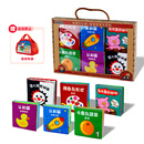 LALABABY拉拉布书宝宝布书婴儿玩具0-1岁早教玩具撕不烂可咬6本布书礼盒