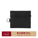MUJI新款聚酯纤维钱包 男士女士多功能证件包 黑色